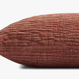Loloi PLL0097 Copper Pillow White Cliff Studio Throw Pillows