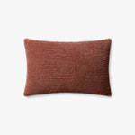 Loloi PLL0097 Copper Pillow White Cliff Studio Throw Pillows