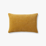 Loloi PLL0097 Gold Pillow White Cliff Studio Throw Pillows