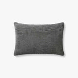 Loloi PLL0097 Grey Pillow White Cliff Studio Throw Pillows