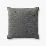 Loloi PLL0097 Grey Pillow White Cliff Studio Throw Pillows