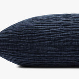Loloi PLL0097 Navy Pillow White Cliff Studio Throw Pillows