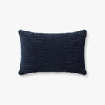Loloi PLL0097 Navy Pillow White Cliff Studio Throw Pillows