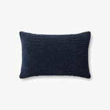 Loloi PLL0097 Navy Pillow White Cliff Studio Throw Pillows