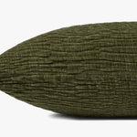 Loloi PLL0097 Olive Pillow White Cliff Studio Throw Pillows