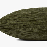 Loloi PLL0097 Olive Pillow White Cliff Studio Throw Pillows