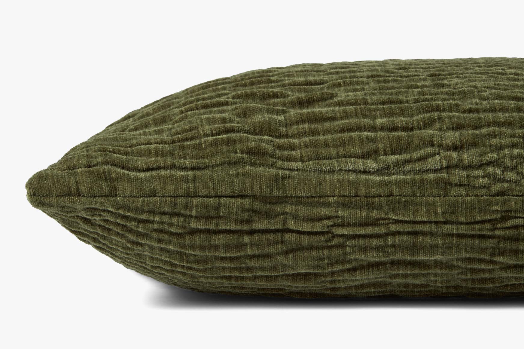 Loloi PLL0097 Olive Pillow White Cliff Studio Throw Pillows