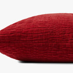 Loloi PLL0097 Red Pillow White Cliff Studio Throw Pillows