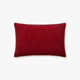 Loloi PLL0097 Red Pillow White Cliff Studio Throw Pillows