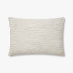 Loloi PLL0097 Silver Pillow White Cliff Studio Throw Pillows