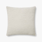 Loloi PLL0097 Silver Pillow White Cliff Studio Throw Pillows