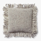 Loloi PLL0033 Ivory / Beige Pillow White Cliff Studio Throw Pillows