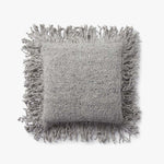 Loloi PLL0033 Lt Grey Pillow White Cliff Studio Throw Pillows