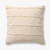 Loloi Pll0191 Ivory Pillow White Cliff Studio Throw Pillows