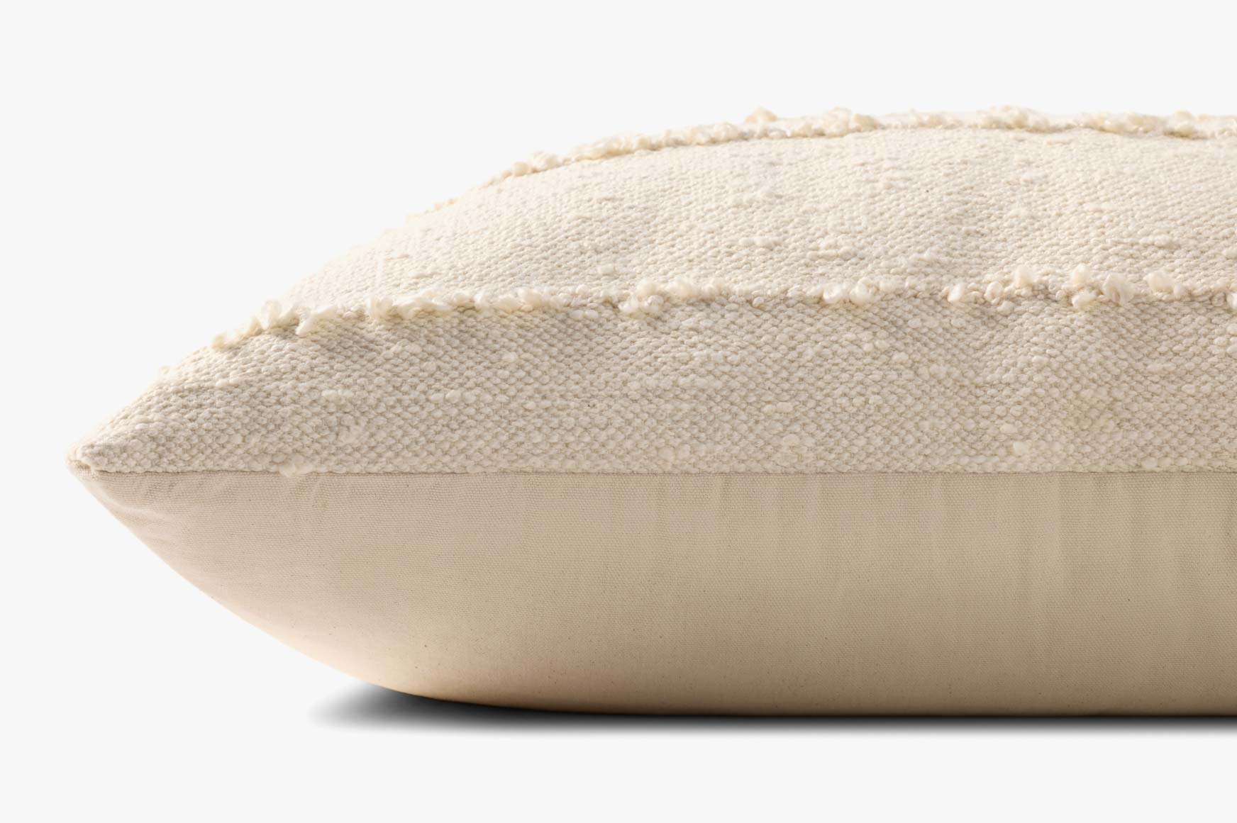 Loloi Pll0191 Ivory Pillow White Cliff Studio Throw Pillows