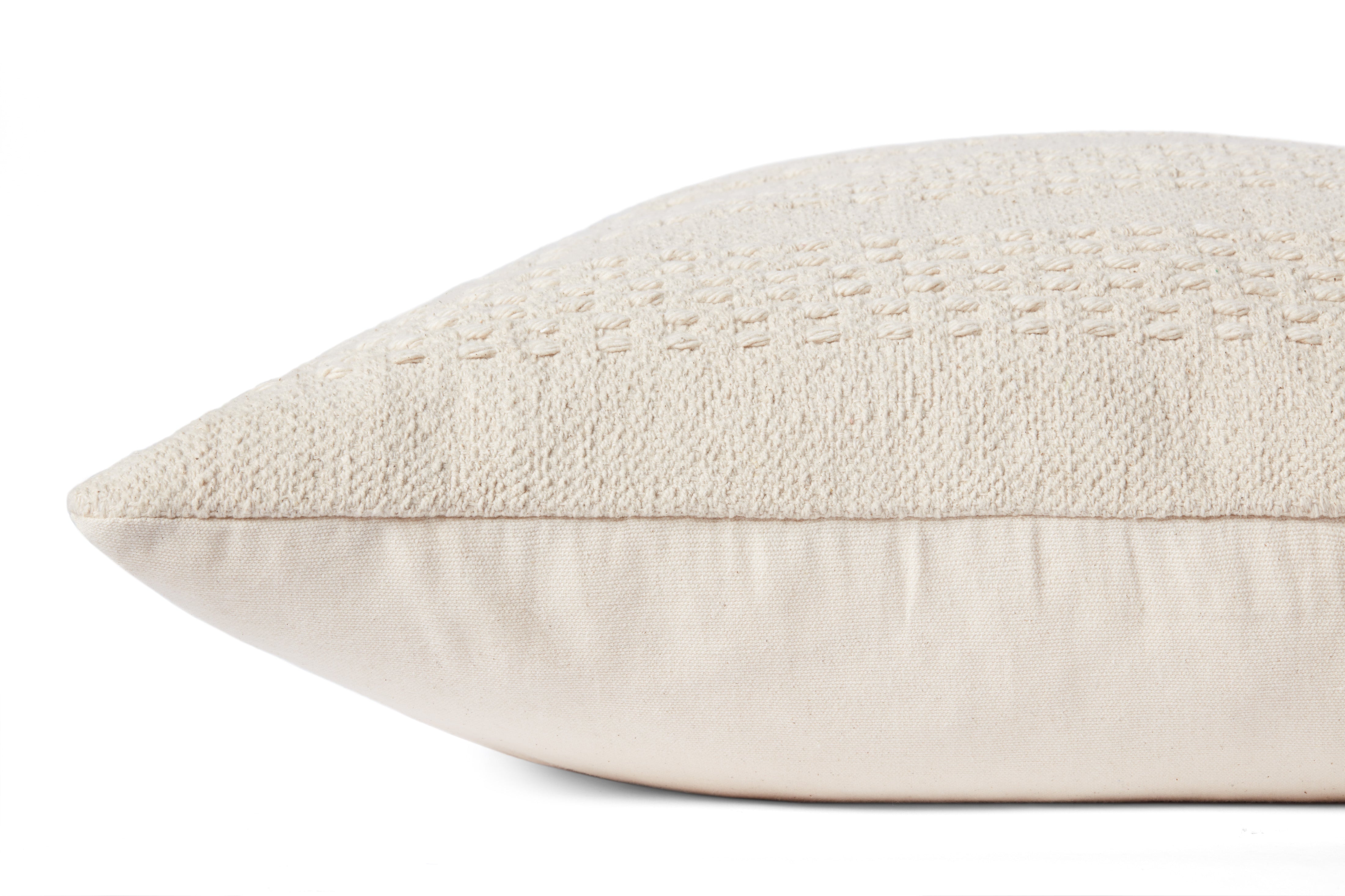 Magnolia Home by Joanna Gaines x Loloi Cameron Ivory Pillow - Image 4