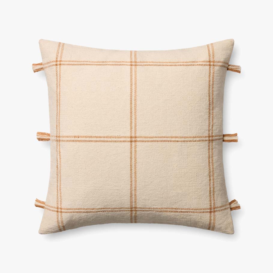 Amber Lewis x Loloi Lainey Natural / Amber Pillow White Cliff Studio Throw Pillows