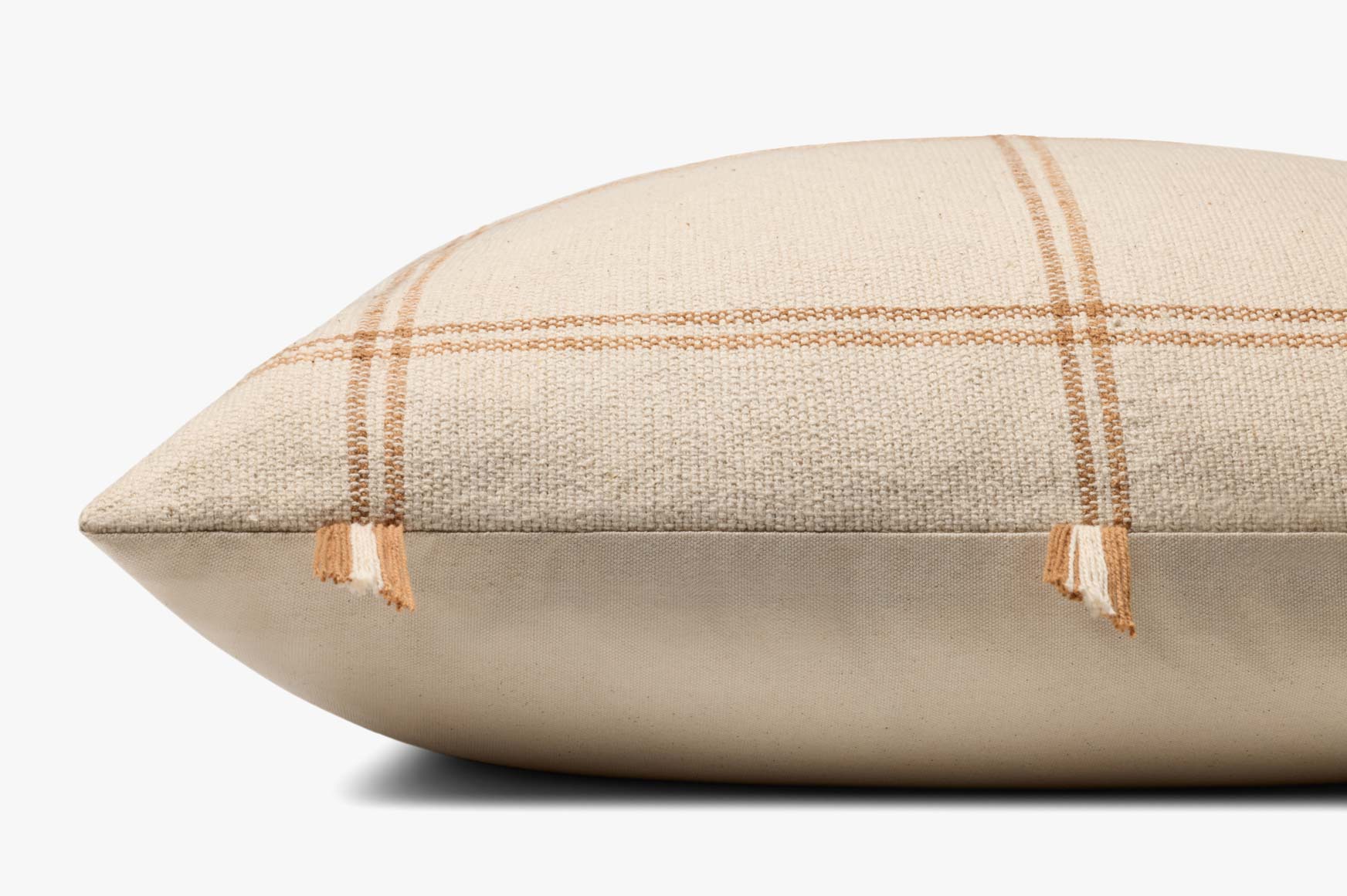 Amber Lewis x Loloi Lainey Natural / Amber Pillow White Cliff Studio Throw Pillows