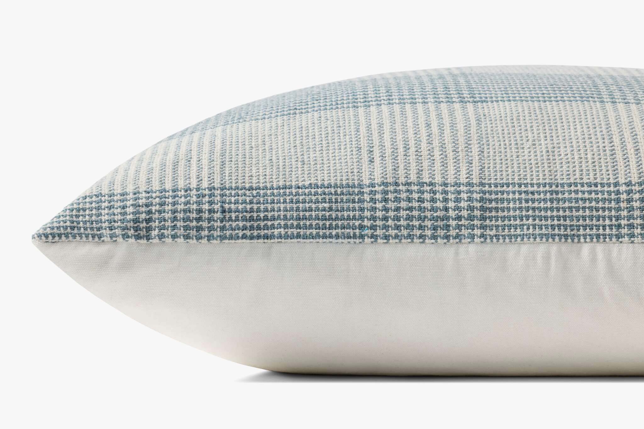 Chris Loves Julia x Loloi Auggie Blue / White Pillow White Cliff Studio Throw Pillows