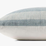 Chris Loves Julia x Loloi Auggie Blue / White Pillow White Cliff Studio Throw Pillows