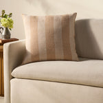 Chris Loves Julia x Loloi Auggie Orange / White Pillow White Cliff Studio Throw Pillows