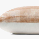 Chris Loves Julia x Loloi Auggie Orange / White Pillow White Cliff Studio Throw Pillows