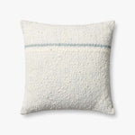 Loloi Pll0192 Ivory / Blue Pillow White Cliff Studio Throw Pillows