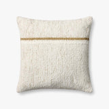 Loloi Pll0192 Ivory / Gold Pillow White Cliff Studio Throw Pillows