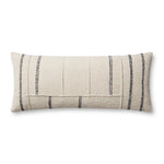 Magnolia Home by Joanna Gaines x Loloi Susanna Ivory / Charcoal Pillow