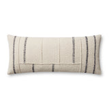 Magnolia Home by Joanna Gaines x Loloi Susanna Ivory / Charcoal Pillow