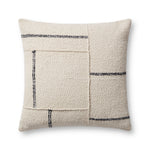 Magnolia Home by Joanna Gaines x Loloi Susanna Ivory / Charcoal Pillow - Image 2