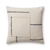 Magnolia Home by Joanna Gaines x Loloi Susanna Ivory / Charcoal Pillow - Image 2