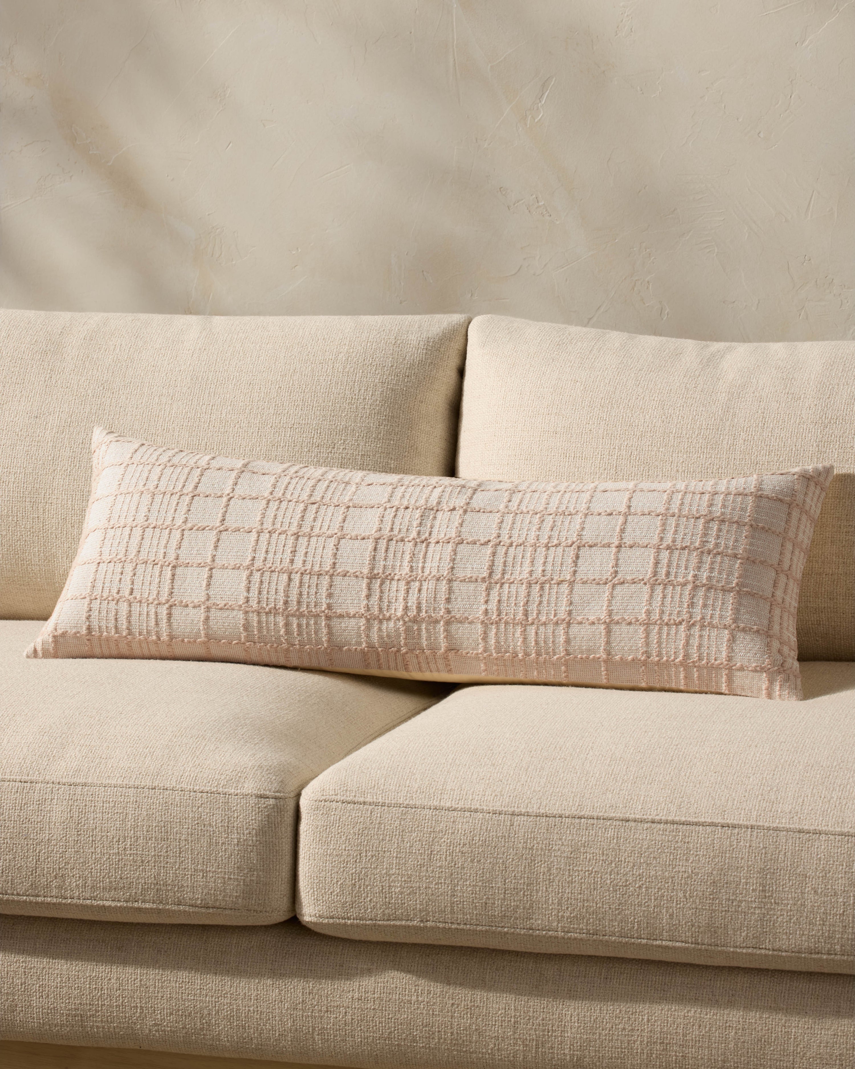 Magnolia Home by Joanna Gaines x Loloi Liv Beige Pillow - Image 6