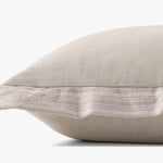 Loloi PLL0200 Natural Pillow White Cliff Studio Throw Pillows
