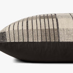 Amber Lewis x Loloi PAL0009 Ivory / Black Pillow White Cliff Studio Throw Pillows