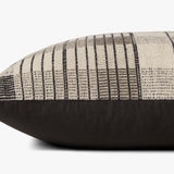 Amber Lewis x Loloi PAL0009 Ivory / Black Pillow White Cliff Studio Throw Pillows