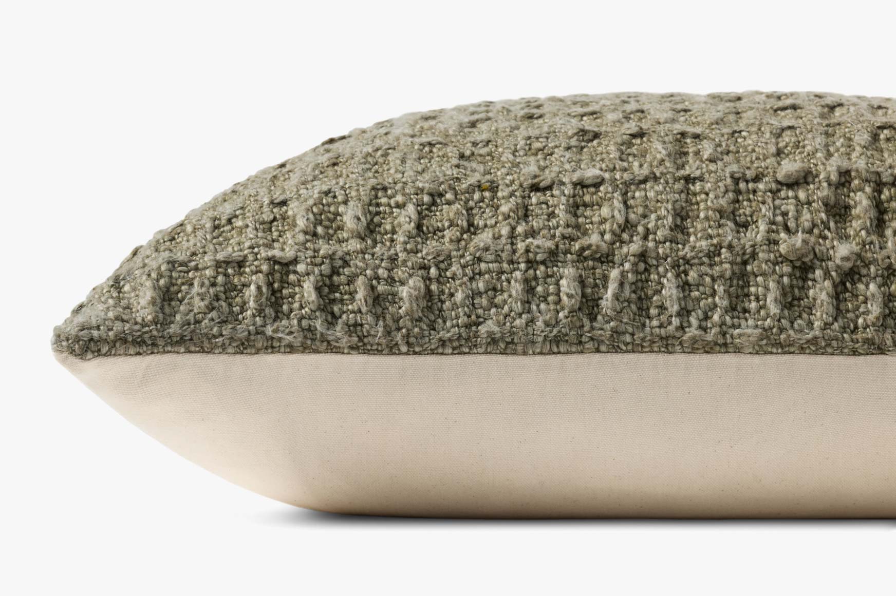 Amber Lewis x Loloi Alinah Olive Pillow White Cliff Studio Throw Pillows