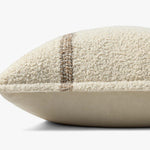 Brigette Romanek x Loloi NOT NAMED Brigette Romanek PBR0014 Natural / Tan Pillow White Cliff Studio Throw Pillows