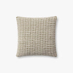 Loloi PLL0119 Green / Ivory Pillow White Cliff Studio Throw Pillows