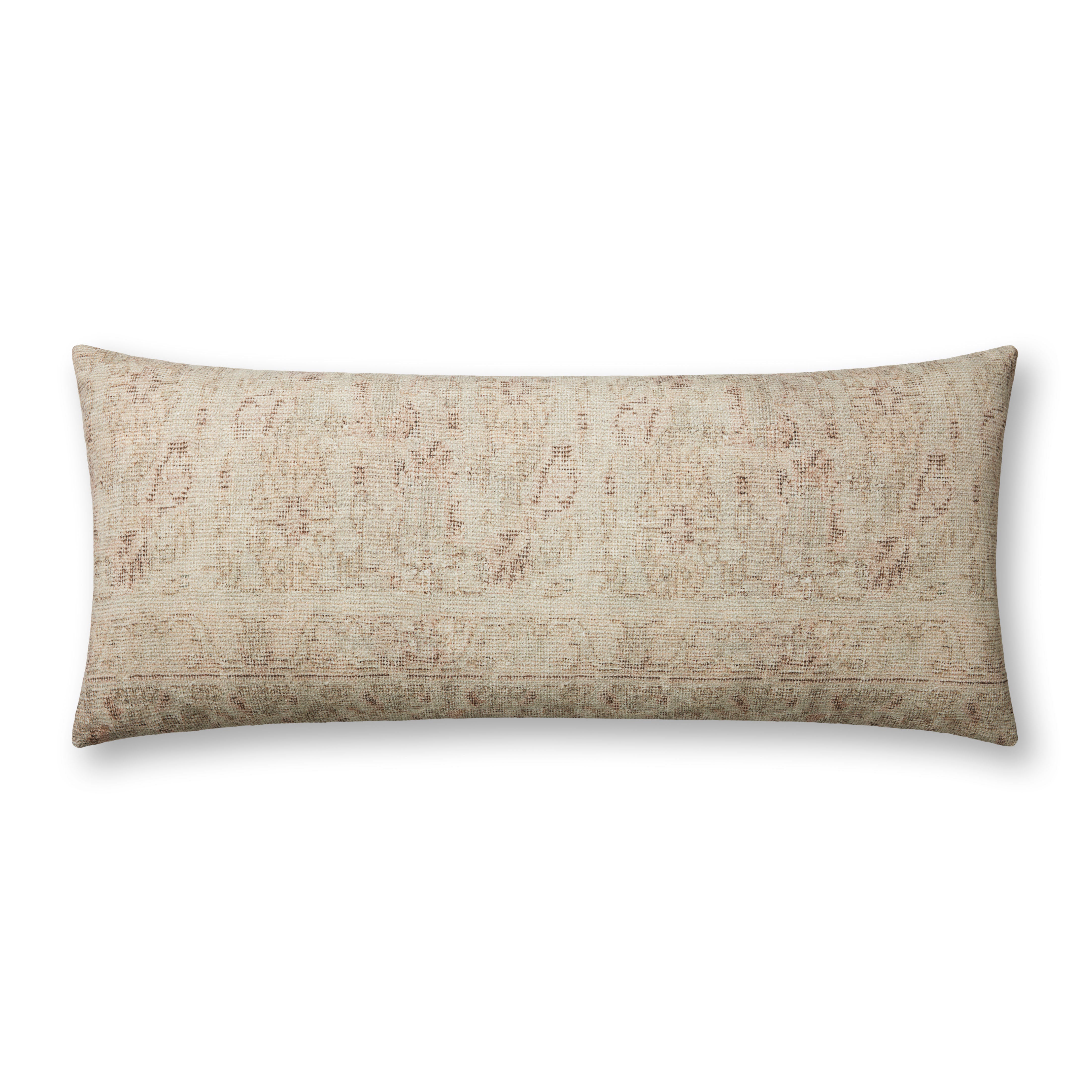 Amber Lewis x Loloi Celestia Natural / Wine Pillow