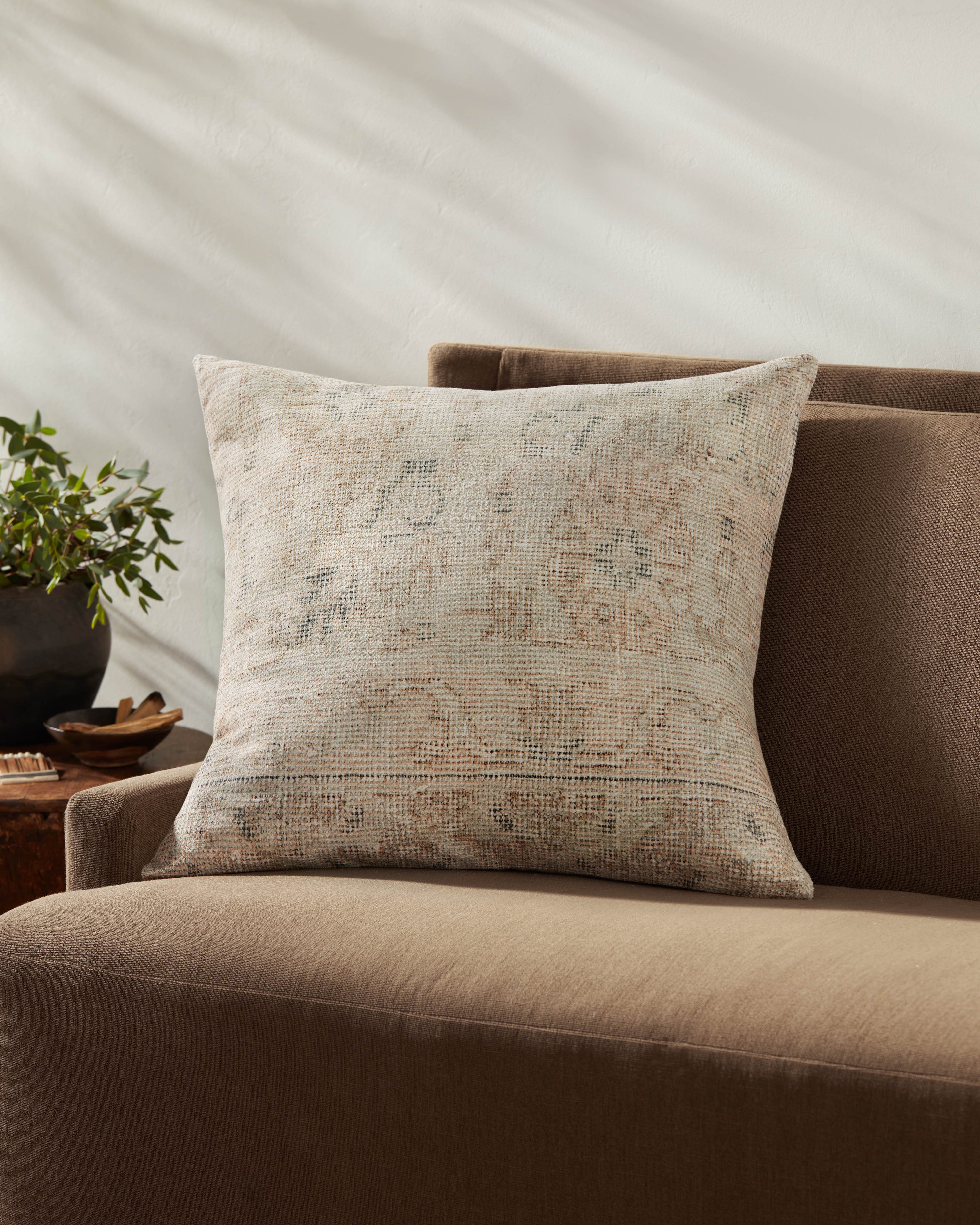 Amber Lewis x Loloi Celestia Natural / Blue Pillow - Image 4