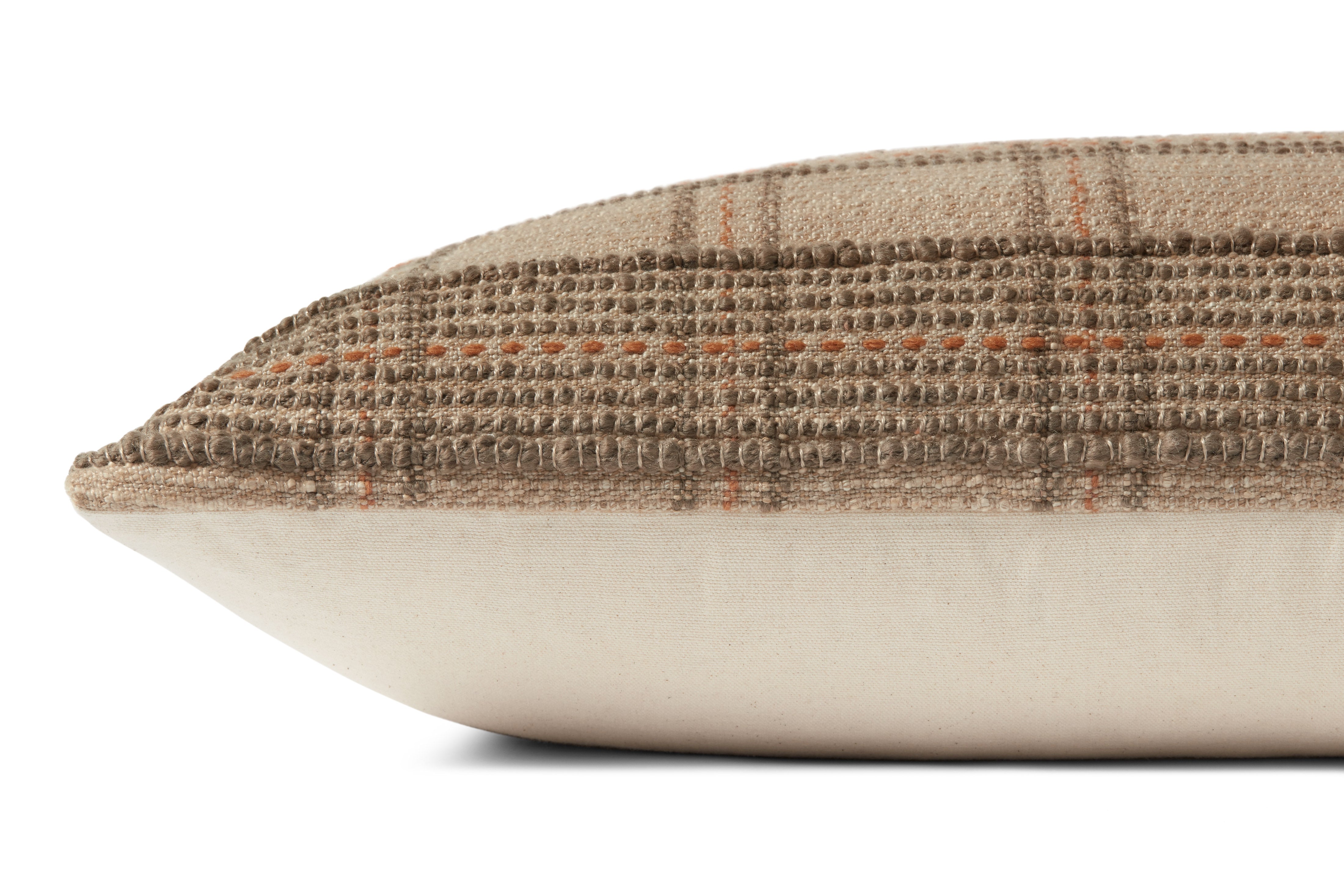 Angela Rose x Loloi Calista Tan / Terracotta Pillow - Image 2