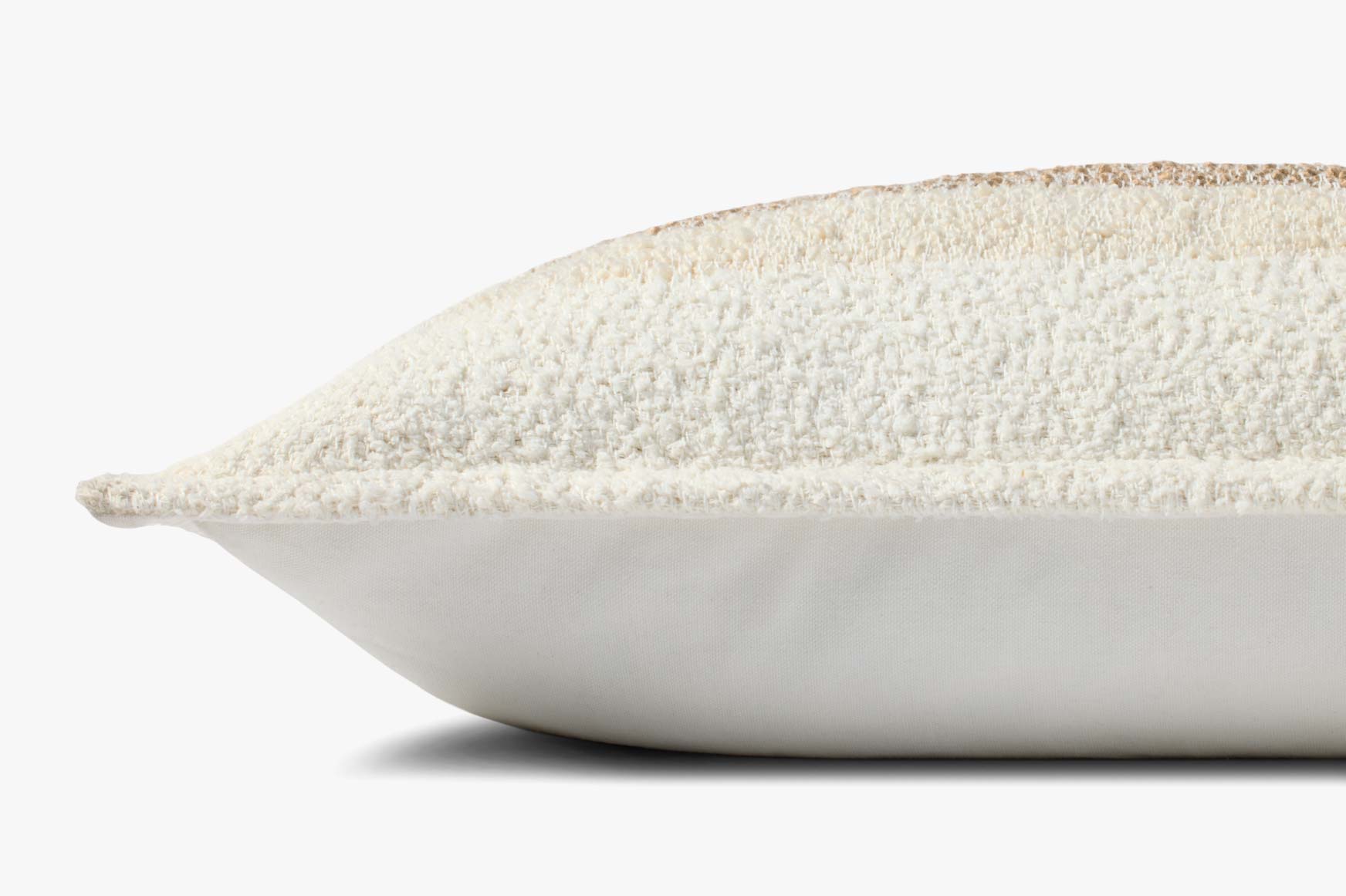 Brigette Romanek x Loloi NOT NAMED Brigette Romanek PBR0012 Natural / Multi Pillow White Cliff Studio Throw Pillows