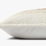 Brigette Romanek x Loloi NOT NAMED Brigette Romanek PBR0012 Natural / Multi Pillow White Cliff Studio Throw Pillows