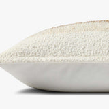 Brigette Romanek x Loloi NOT NAMED Brigette Romanek PBR0012 Natural / Multi Pillow White Cliff Studio Throw Pillows