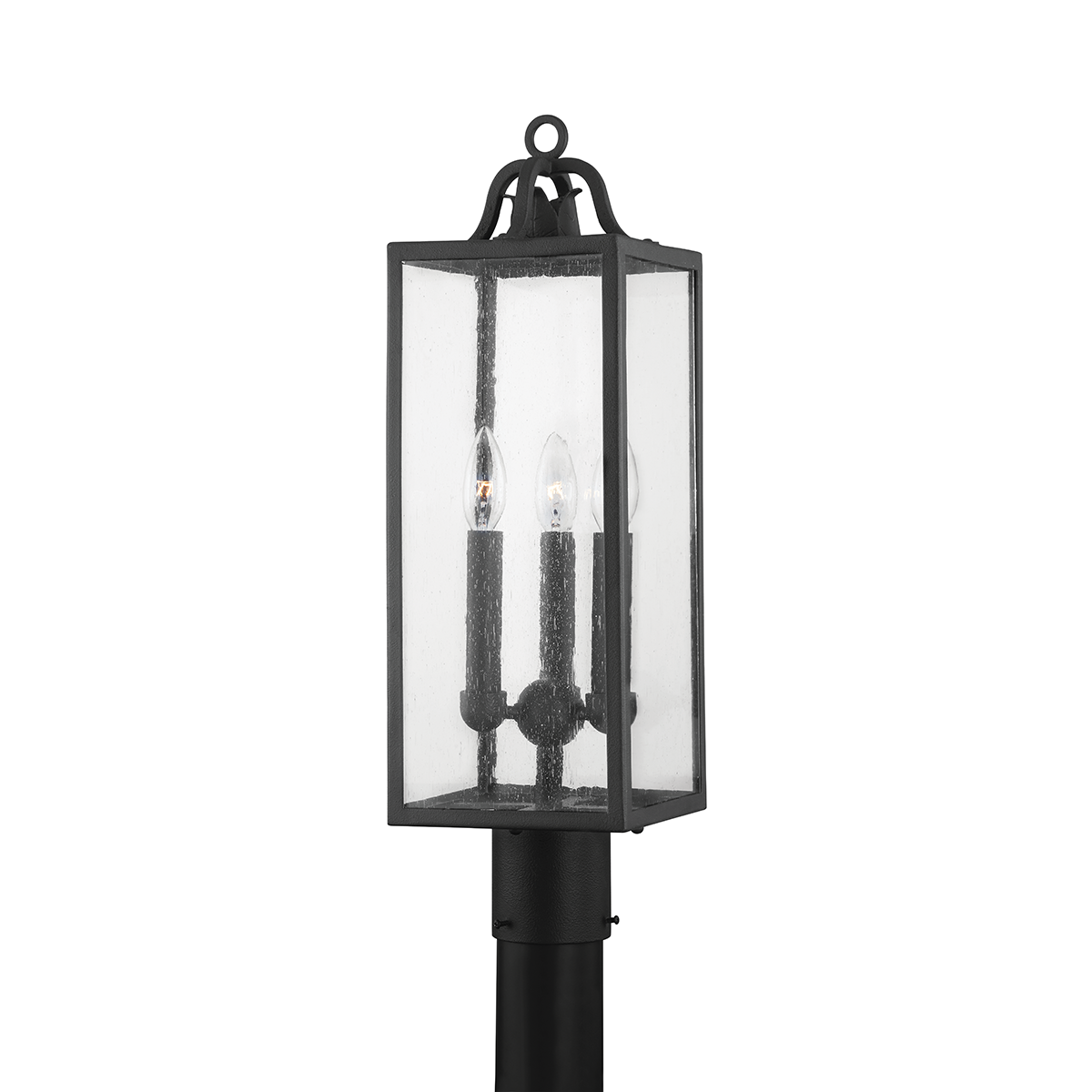 Troy Lighting Caiden Post in Forged Iron - Additional View