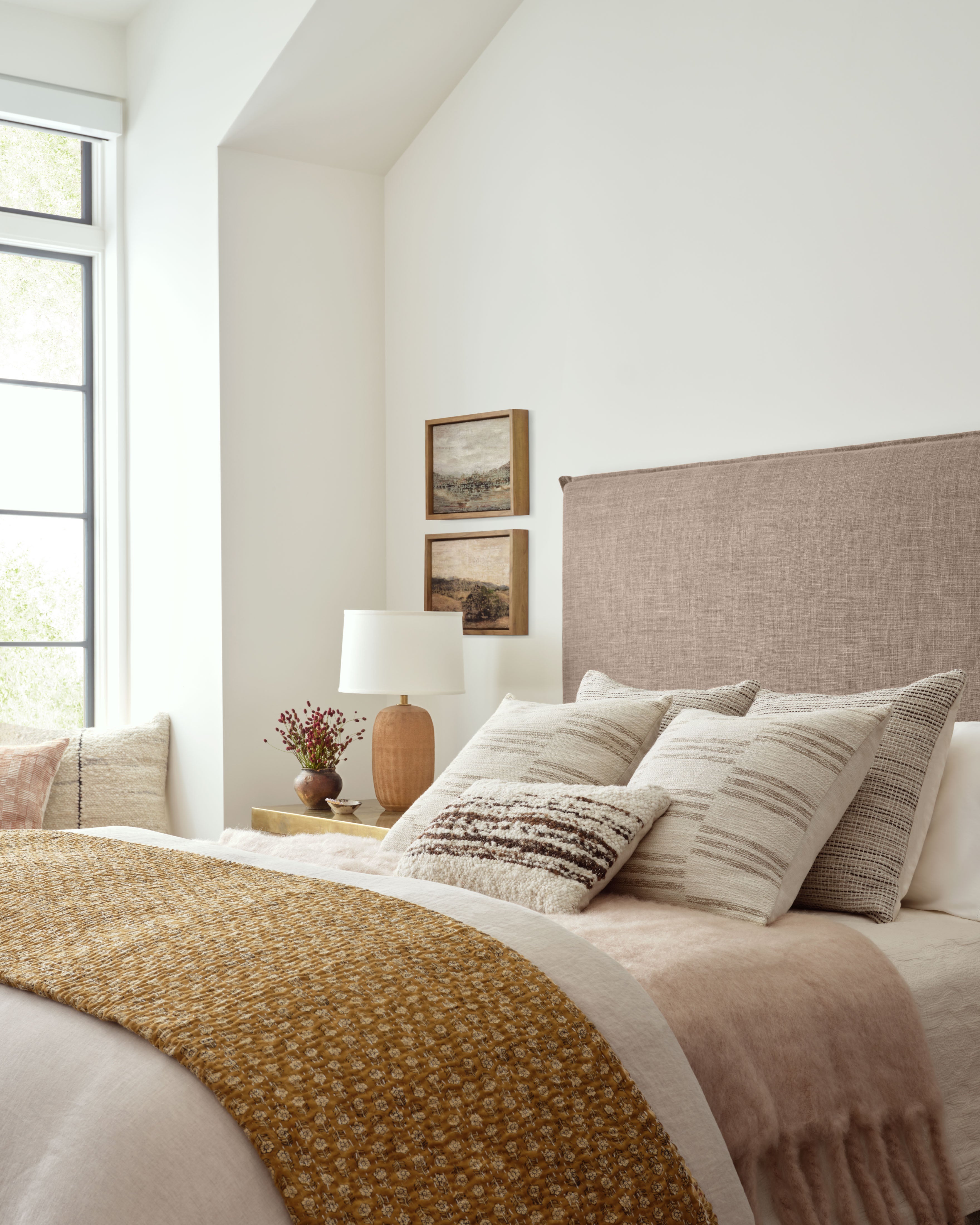 Amber Lewis x Loloi Jay Ivory / Sand Pillow - Image 3