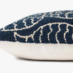 Loloi P0908 Navy Pillow White Cliff Studio Throw Pillows