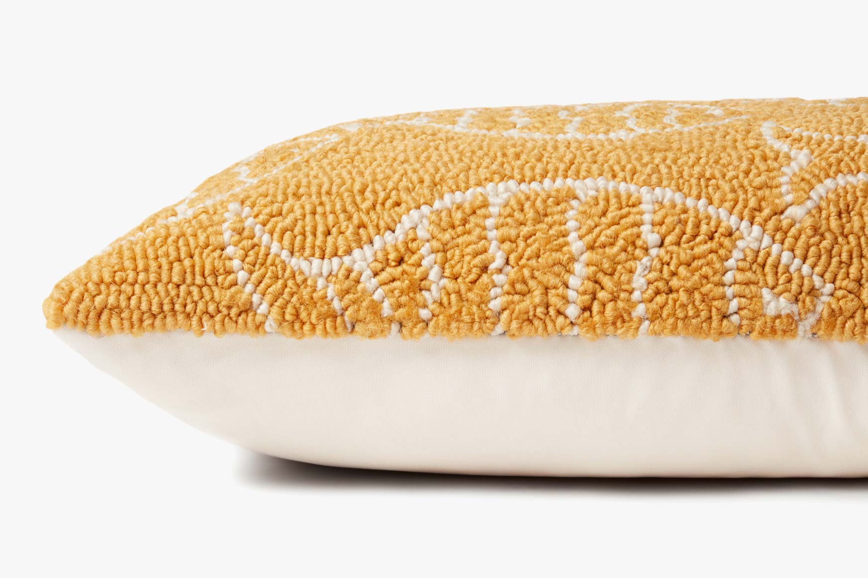 Loloi P0908 Yellow Pillow White Cliff Studio Throw Pillows