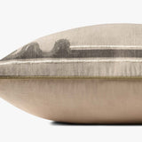 Brigette Romanek x Loloi Not Named Natural / Green Pillow White Cliff Studio Throw Pillows